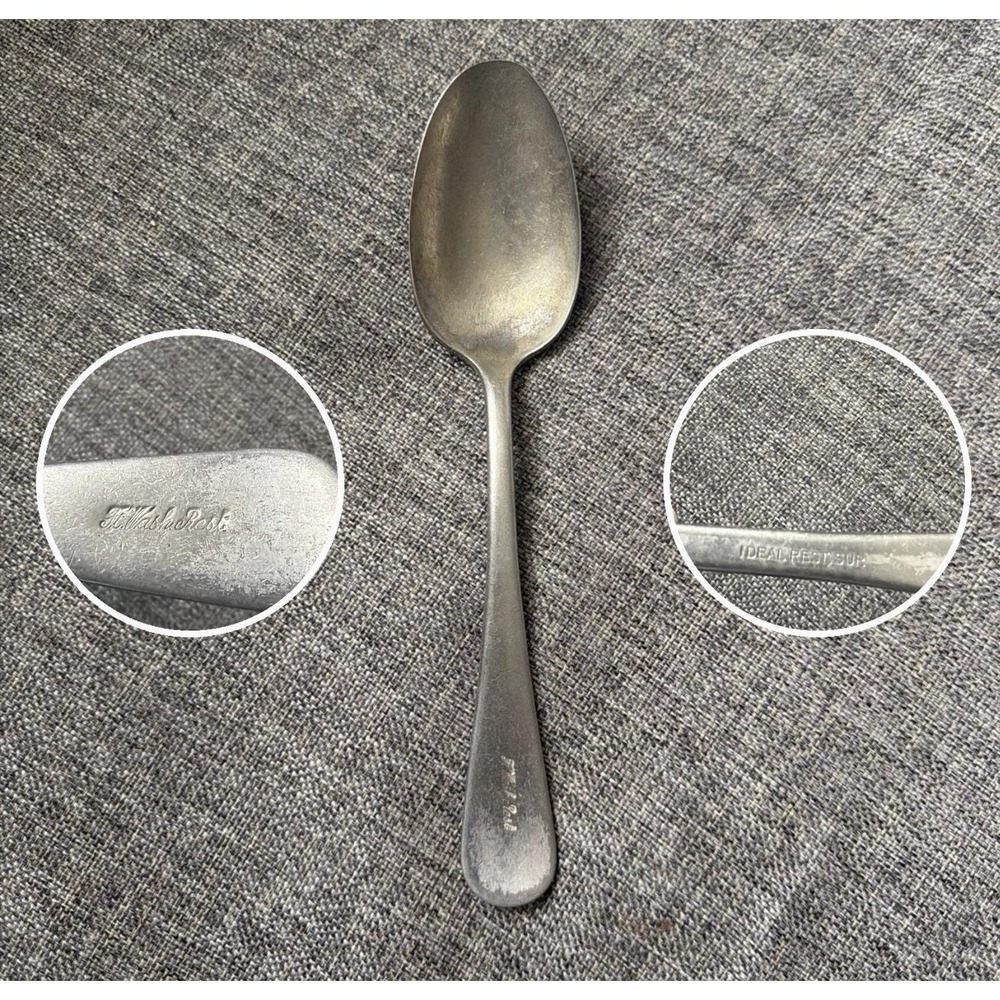 Ft. Washington Restaurant Serving Spoon Ideal Restaurant Supply Flatware Vintage